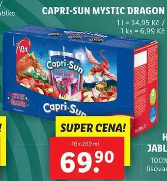 Lidl CAPRI-SUN MYSTIC DRAGON, 10x 200 ml nabídka