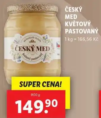 Lidl ČESKÝ MED KVĚTOVÝ PASTOVANÝ, 900 g nabídka