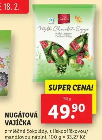 Lidl NUGÁTOVÁ VAJÍČKA, 150 g nabídka