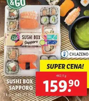 Lidl SUSHI BOX SAPPORO, 462,5 g nabídka