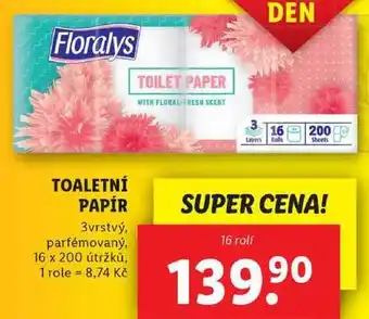 Lidl TOALETNÍ PAPÍR, 16 rolí nabídka