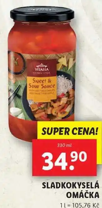 Lidl SLADKOKYSELÁ OMÁČKA, 330 ml nabídka