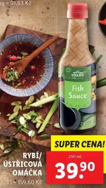 Lidl RYBÍ/ÚSTŘICOVÁ OMÁČKA, 250 ml nabídka