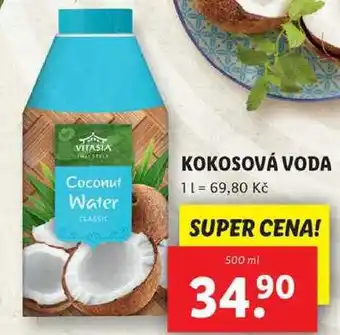 Lidl KOKOSOVÁ VODA, 500 ml nabídka