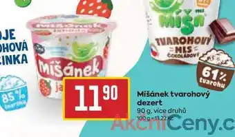 Billa Míšánek tvarohový dezert 90 g nabídka