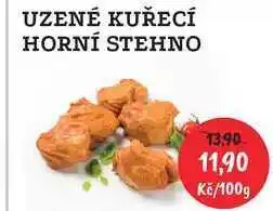 RABBIT řeznictví UZENÉ KUŘECÍ HORNÍ STEHNO 100g nabídka