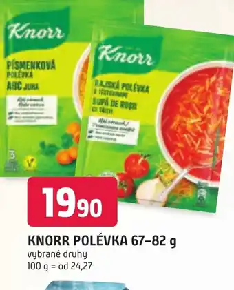 Trefa KNORR POLÉVKA 67-82 g nabídka