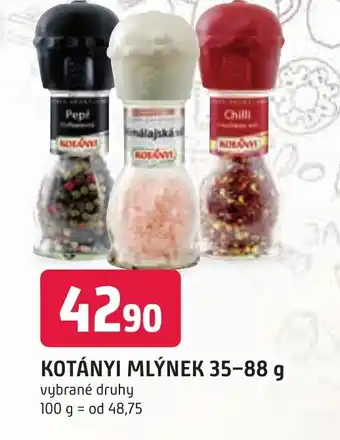 Trefa KOTÁNYI MLÝNEK 35-88 g nabídka