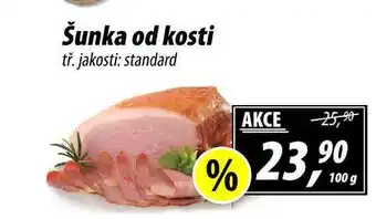 ZEMAN Šunka od kosti tř. jakosti: standard, 100 g nabídka