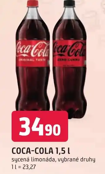 Trefa COCA-COLA 1,5 L nabídka