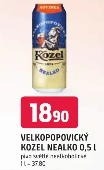 Trefa VELKOPOPOVICKÝ KOZEL NEALKO 0,5L nabídka