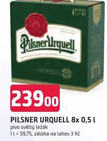 Trefa PILSNER URQUELL 8x 0,5 L nabídka