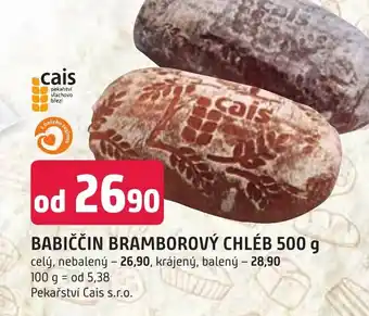 Trefa BABIČČIN BRAMBOROVÝ CHLÉB 500 g nabídka