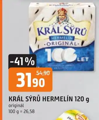 Trefa KRÁL SÝRŮ HERMELÍN 120 g nabídka