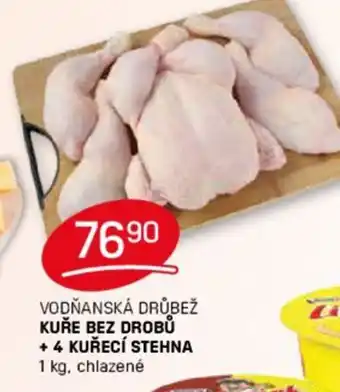 Flop VODŇANSKÁ DRŮBEŽ KUŘE BEZ DROBŮ + 4 KUŘECÍ STEHNA nabídka