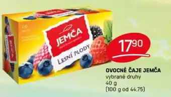 Flop OVOCNÉ ČAJE JEMČA nabídka