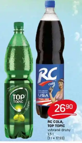 Flop RC COLA, TOP TOPIC 1.5L nabídka