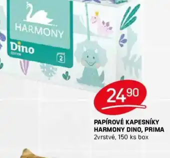 Flop PAPÍROVÉ KAPESNÍKY HARMONY DINO, PRIMA nabídka