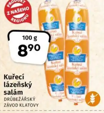 Coop Kuřecí lázeňský salám nabídka