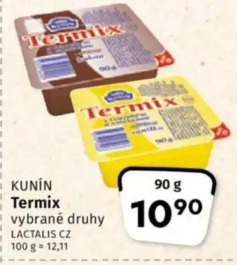 Coop KUNÍN Termix nabídka