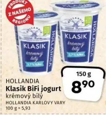 Coop HOLLANDIA Klasik BiFi jogurt nabídka