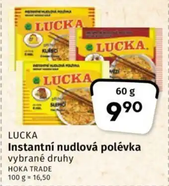 Coop LUCKA Instantní nudlová polévka nabídka