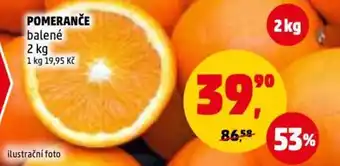 Penny Market POMERANČE nabídka