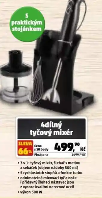 Penny Market 4dílný tyčový mixér nabídka