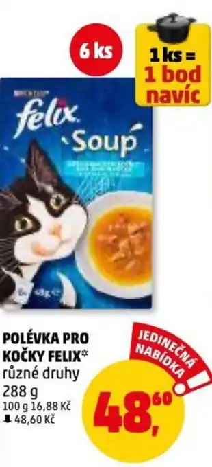 Penny Market POLÉVKA PRO KOČKY FELIX nabídka