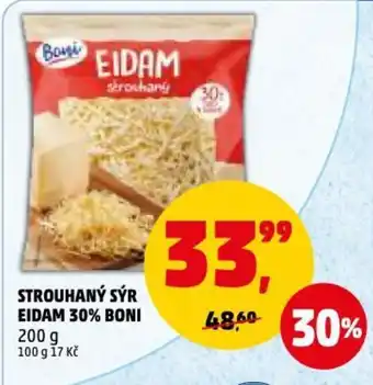 Penny Market STROUHANÝ SÝR EIDAM 30% BONI nabídka