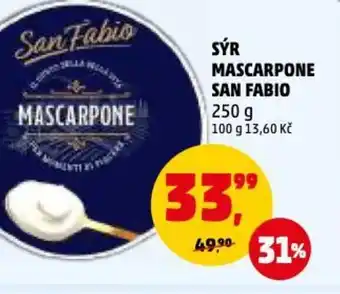 Penny Market SÝR MASCARPONE SAN FABIO nabídka