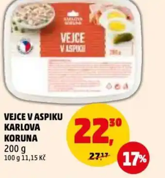 Penny Market VEJCE V ASPIKU KARLOVA KORUNA nabídka