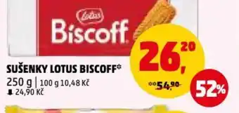 Penny Market SUŠENKY LOTUS BISCOFF nabídka