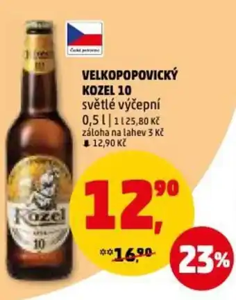 Penny Market VELKOPOPOVICKÝ KOZEL 10 0.5L nabídka