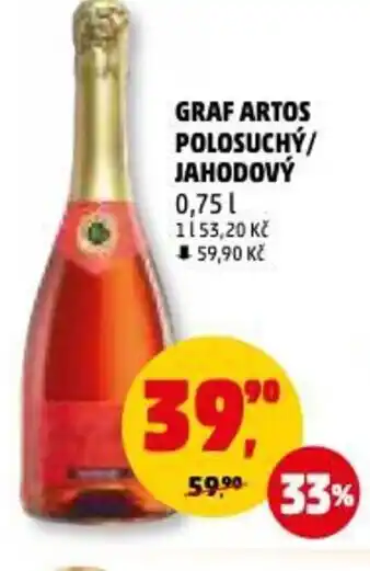 Penny Market GRAF ARTOS POLOSUCHÝ/ JAHODOVÝ 0,75 L nabídka