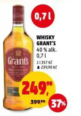 Penny Market WHISKY GRANT'S 0.7L nabídka