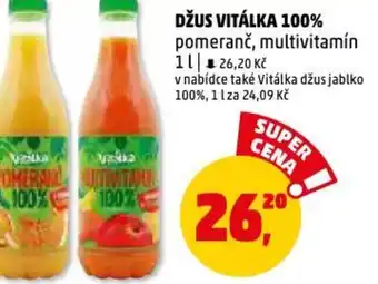 Penny Market DŽUS VITÁLKA 100% 1L nabídka