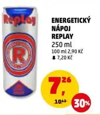 Penny Market ENERGETICKÝ NÁPOJ REPLAY 250 ml nabídka