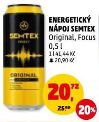 Penny Market ENERGETICKÝ NÁPOJ SEMTEX 0.5L nabídka