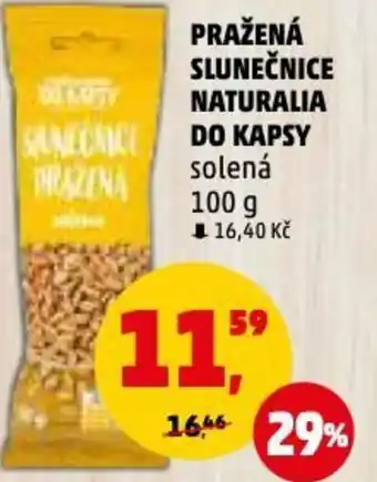 Penny Market PRAŽENÁ SLUNEČNICE NATURALIA DO KAPSY nabídka