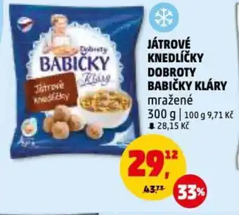 Penny Market JÁTROVÉ KNEDLÍČKY DOBROTY BABIČKY KLÁRY nabídka