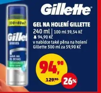 Penny Market GEL NA HOLENÍ GILLETTE nabídka