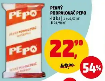 Penny Market PEVNÝ PODPALOVAČ PEPO nabídka