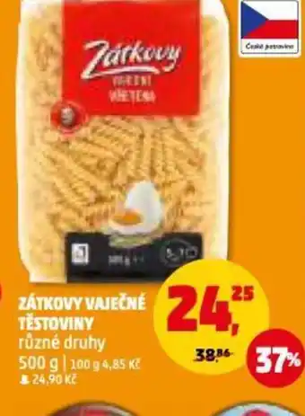 Penny Market ZÁTKOVY VAJEČNÉ TĚSTOVINY nabídka