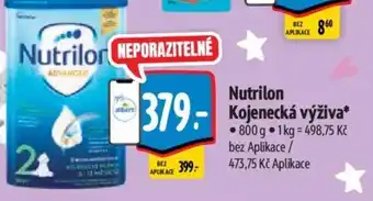 Albert Nutrilon Kojenecká výživa nabídka