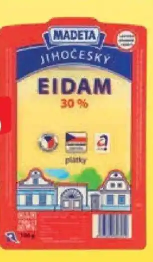Albert Madeta Jihočeský eidam 30% plátky nabídka