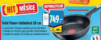 Albert Tefal Pánev Unlimited 28 cm nabídka