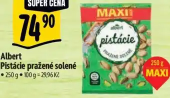 Albert Albert Pistácie pražené solené nabídka