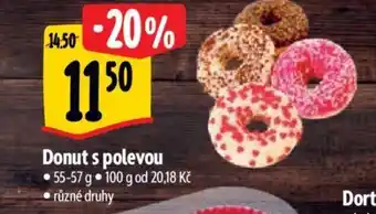 Albert Donut s polevou nabídka