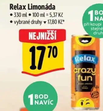 Albert Relax Limonáda nabídka
